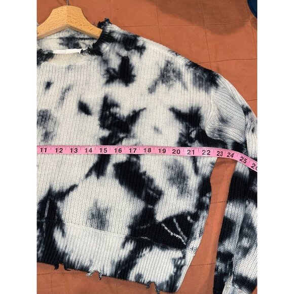 PISTOLA Eva Tie-Dye  Cropped Crewneck Sweater Womens XS - Picture 6 of 10